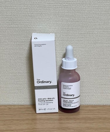 AHA 30% + BHA 2% Peeling Solution/The Ordinary/ピーリングを使ったクチコミ（1枚目）