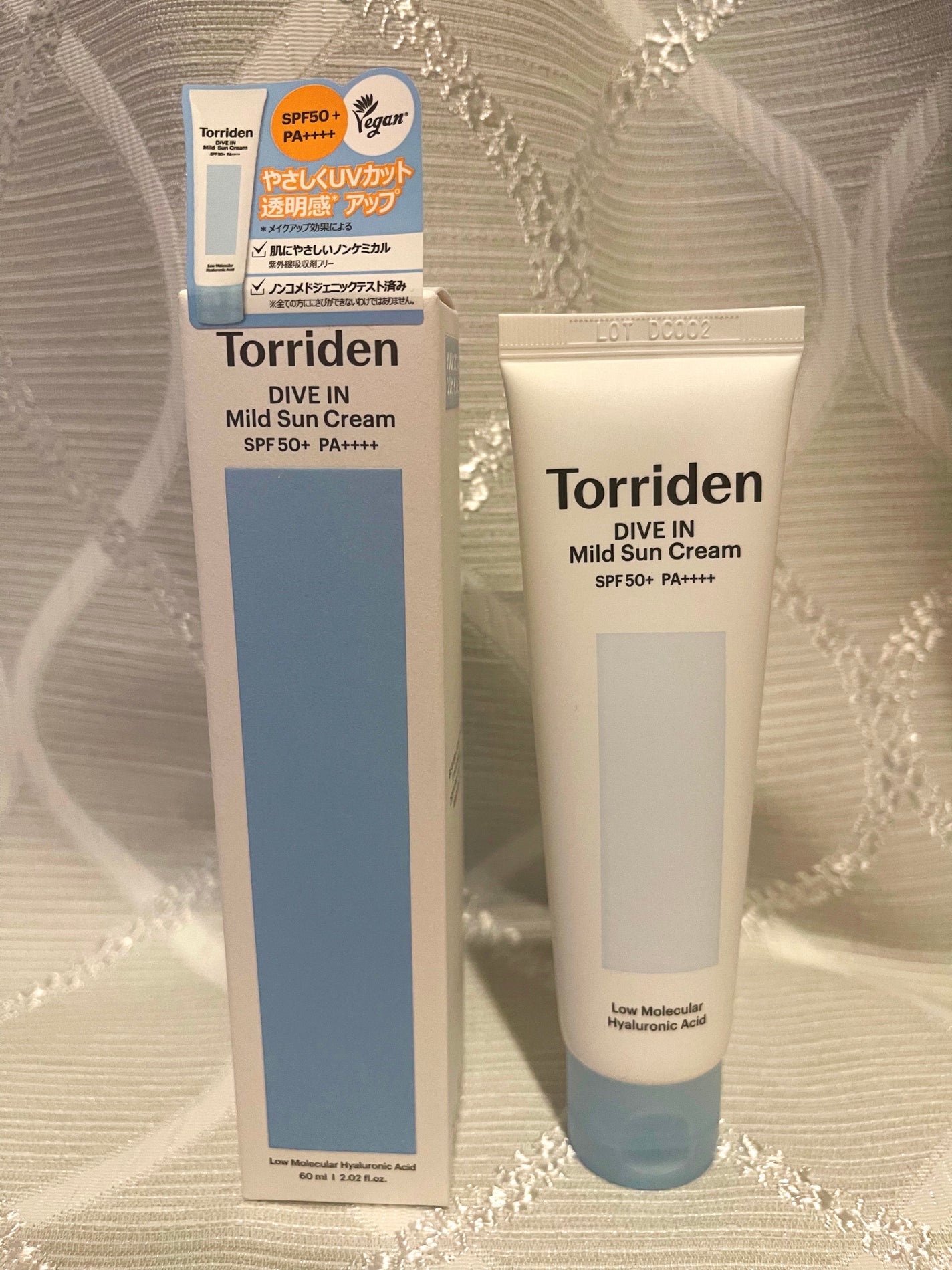 ダイブイン マイルドサンクリーム/Torriden/日焼け止めクリームを使ったクチコミ(1枚目)