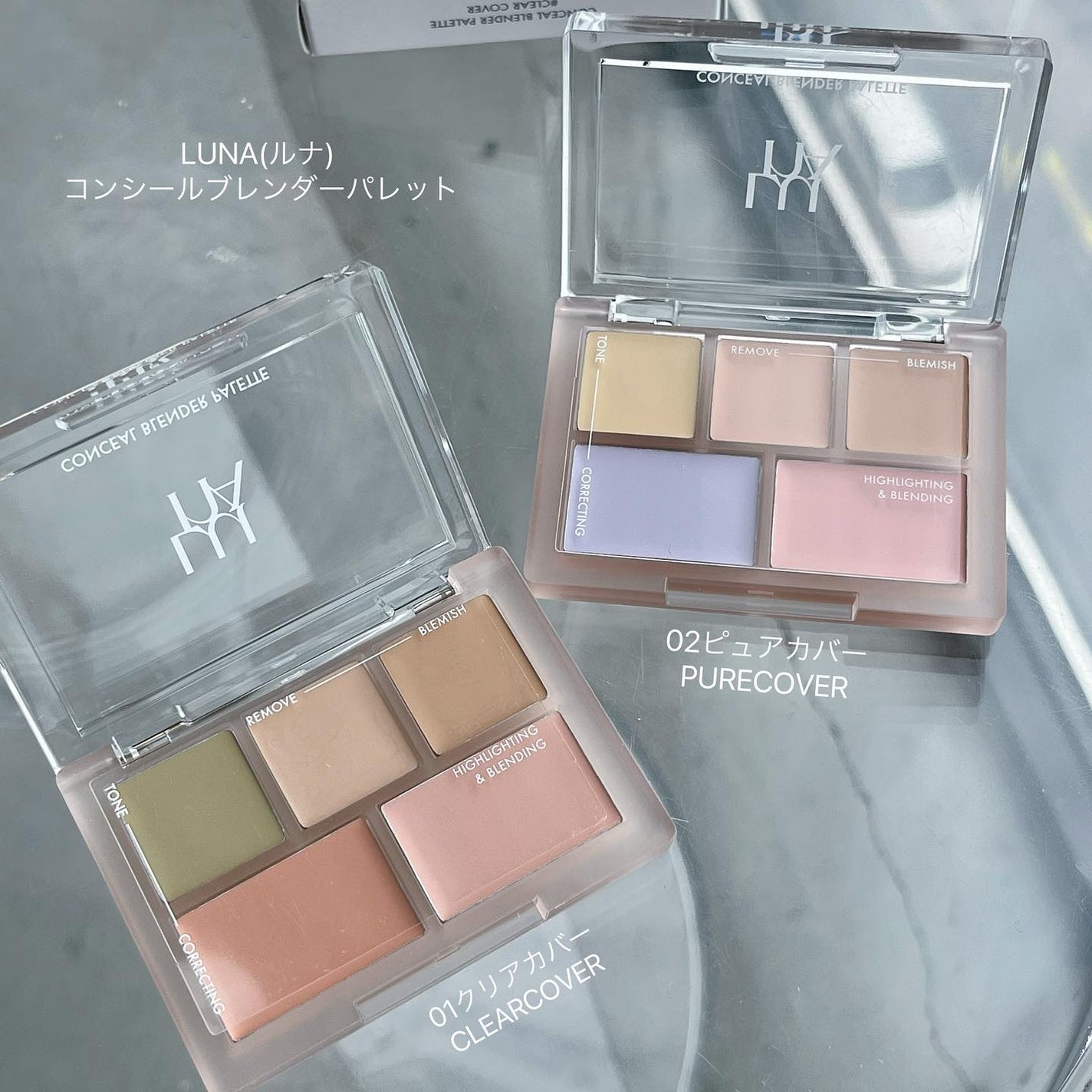 コンシールブレンダーパレット/LUNA/パレットコンシーラーを使ったクチコミ(3枚目)