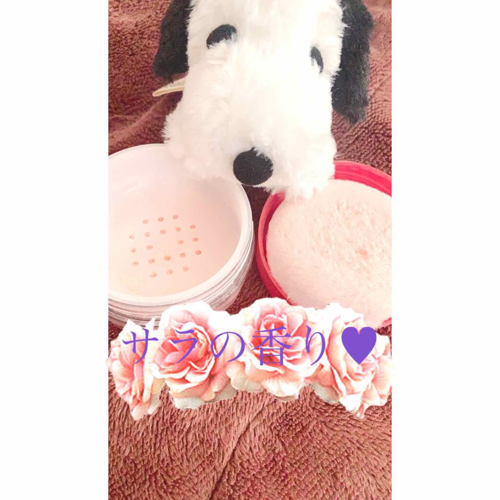 ボディパフパウダーN プリズムパール(サラ スウィートローズの香り)/SALA/ボディパウダーを使ったクチコミ(2枚目)