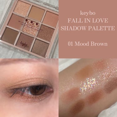 KEYBO FALL IN LOVE SHADOW PALETTE/keybo/アイシャドウパレットを使ったクチコミ（1枚目）