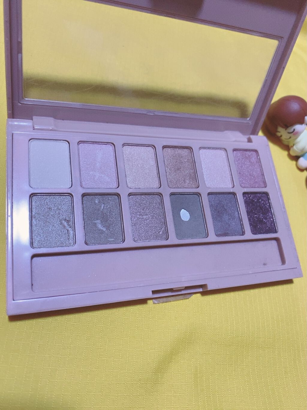 ヌードパレット ブラッシュド 01/MAYBELLINE NEW YORK/アイシャドウパレットを使ったクチコミ（2枚目）