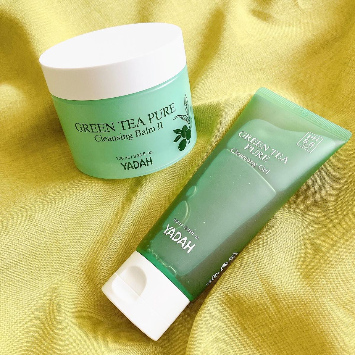 グリーンティーピュアクレンジングジェル/YADAH/クレンジングジェルを使ったクチコミ（1枚目）