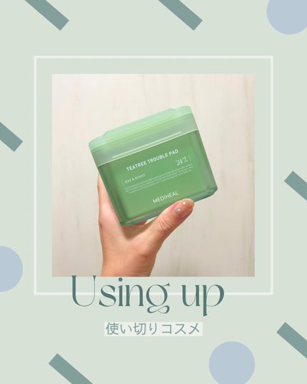 ティーツリー トラブルパッド/MEDIHEAL/トナーパッドを使ったクチコミ(1枚目)