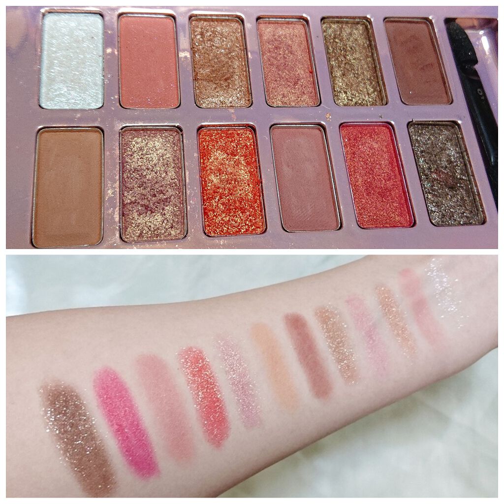 バレンタインボックス2 ピーチパレット/VAVI MELLO/アイシャドウパレットを使ったクチコミ（2枚目）