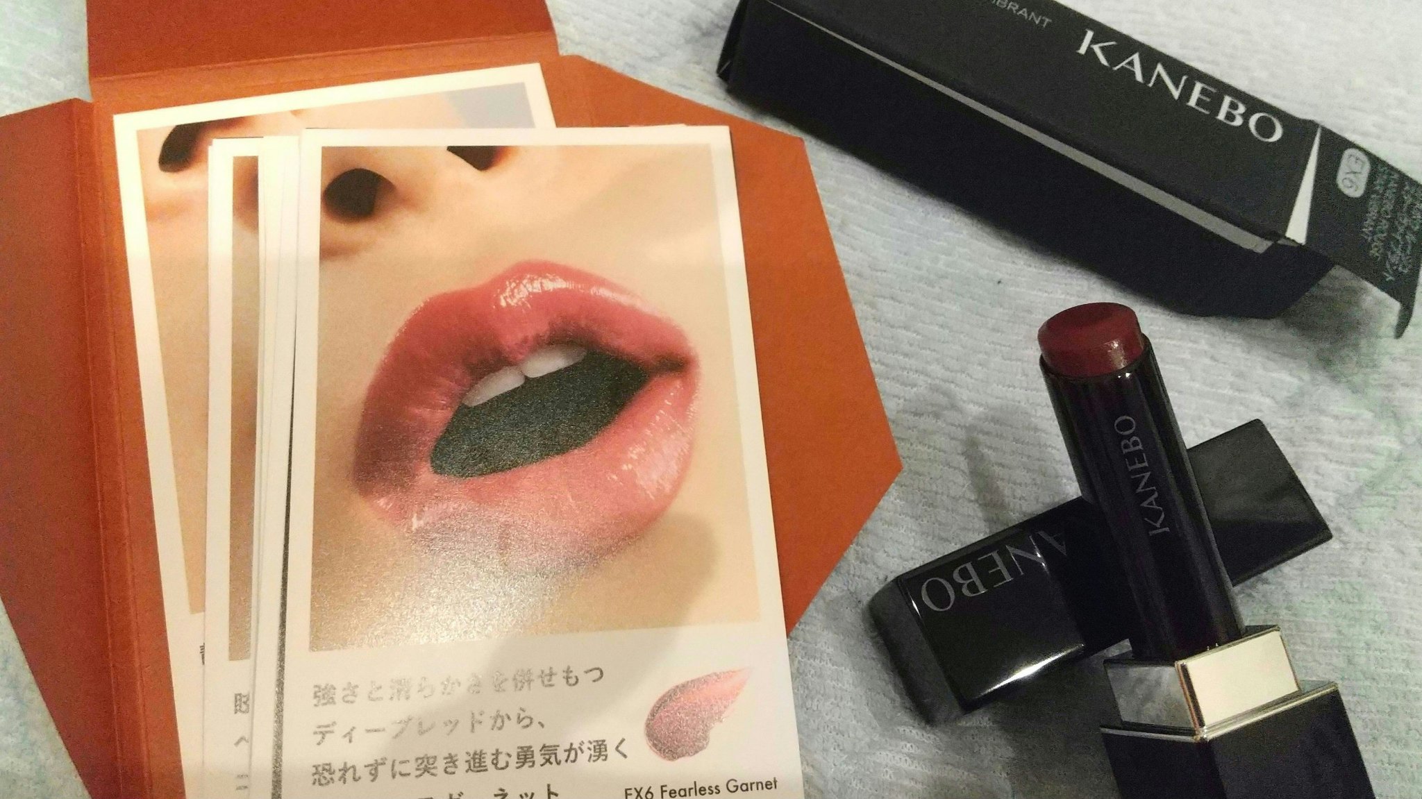 ルージュスターヴァイブラント EX6 Fearless Garnet/KANEBO/口紅を使ったクチコミ（1枚目）