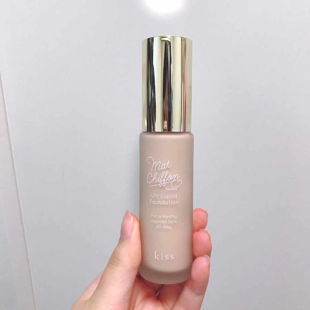 マットシフォン UVリキッドファンデ/KiSS/リキッドファンデーションを使ったクチコミ(1枚目)