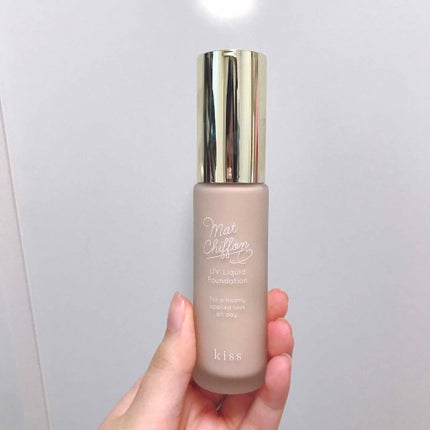 マットシフォン UVリキッドファンデ/KiSS/リキッドファンデーションを使ったクチコミ(1枚目)
