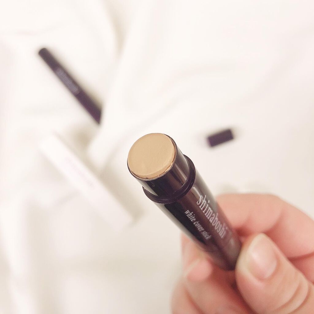 ホワイトカバースティック/shimaboshi/化粧下地を使ったクチコミ(2枚目)