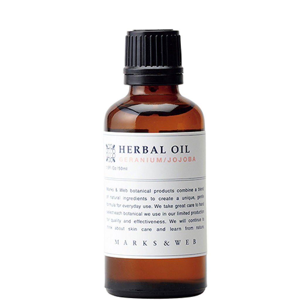 ハーバルオイル ゼラニウム/ホホバ MARKS&WEB