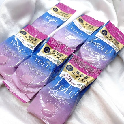 カームナイトドリーミング バスタブレット/YOLU/炭酸系入浴剤を使ったクチコミ(3枚目)