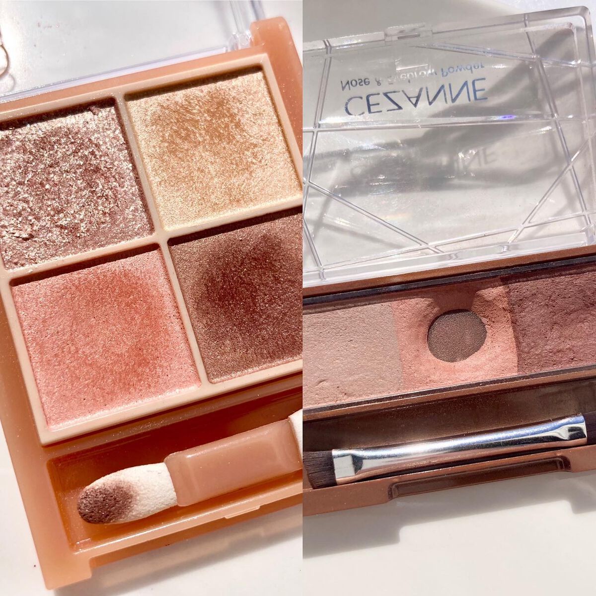 ベージュトーンアイシャドウ/CEZANNE/アイシャドウパレットを使ったクチコミ（3枚目）