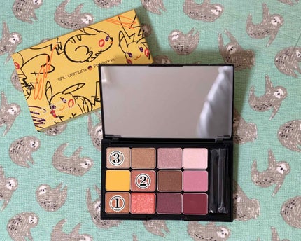ピカシュウ アイ パレット‐サンダーショック/shu uemura/アイシャドウパレットを使ったクチコミ(1枚目)