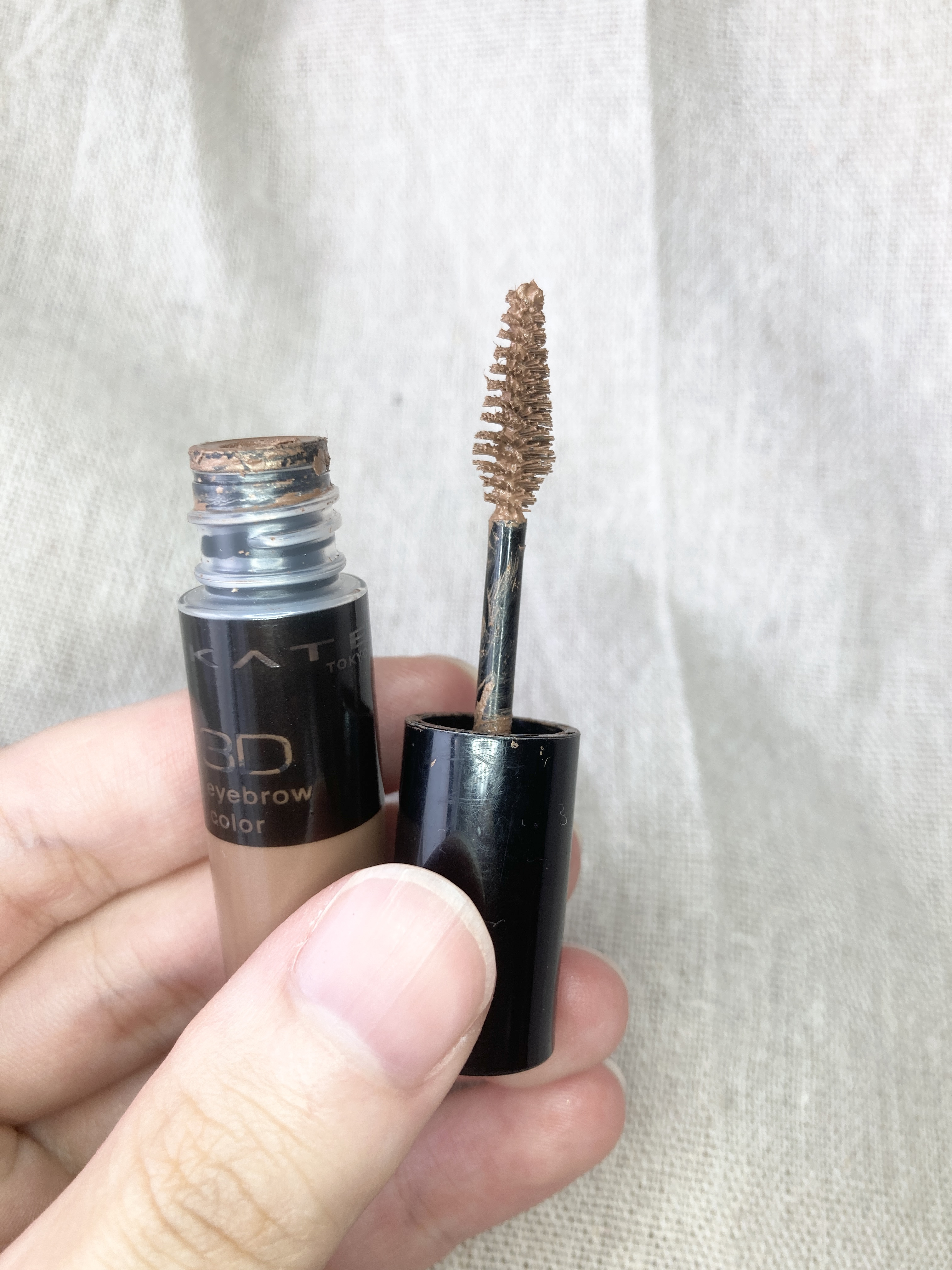 3DアイブロウカラーN/KATE/眉マスカラを使ったクチコミ（2枚目）