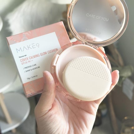 ヌードカーミンググロークッション/MAKE9/クッションファンデーションを使ったクチコミ(2枚目)