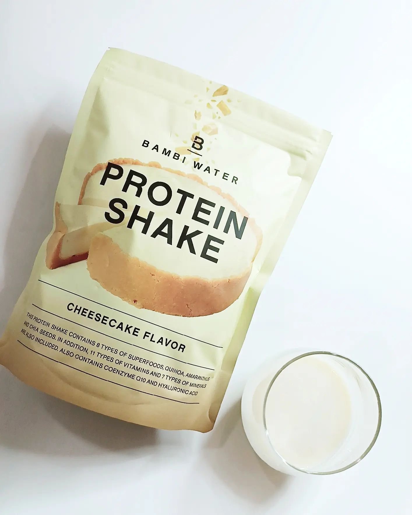 プロテインシェイク バナナ/BAMBI WATER/ソイプロテインを使ったクチコミ（1枚目）