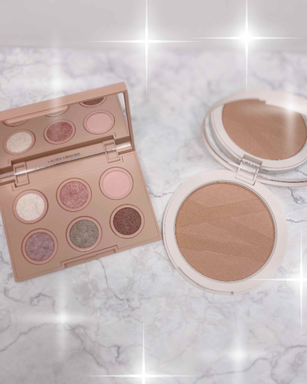 プリマ バレリーナ ミニ アイシャドウ パレット/ローラ メルシエ/アイシャドウパレットを使ったクチコミ（1枚目）