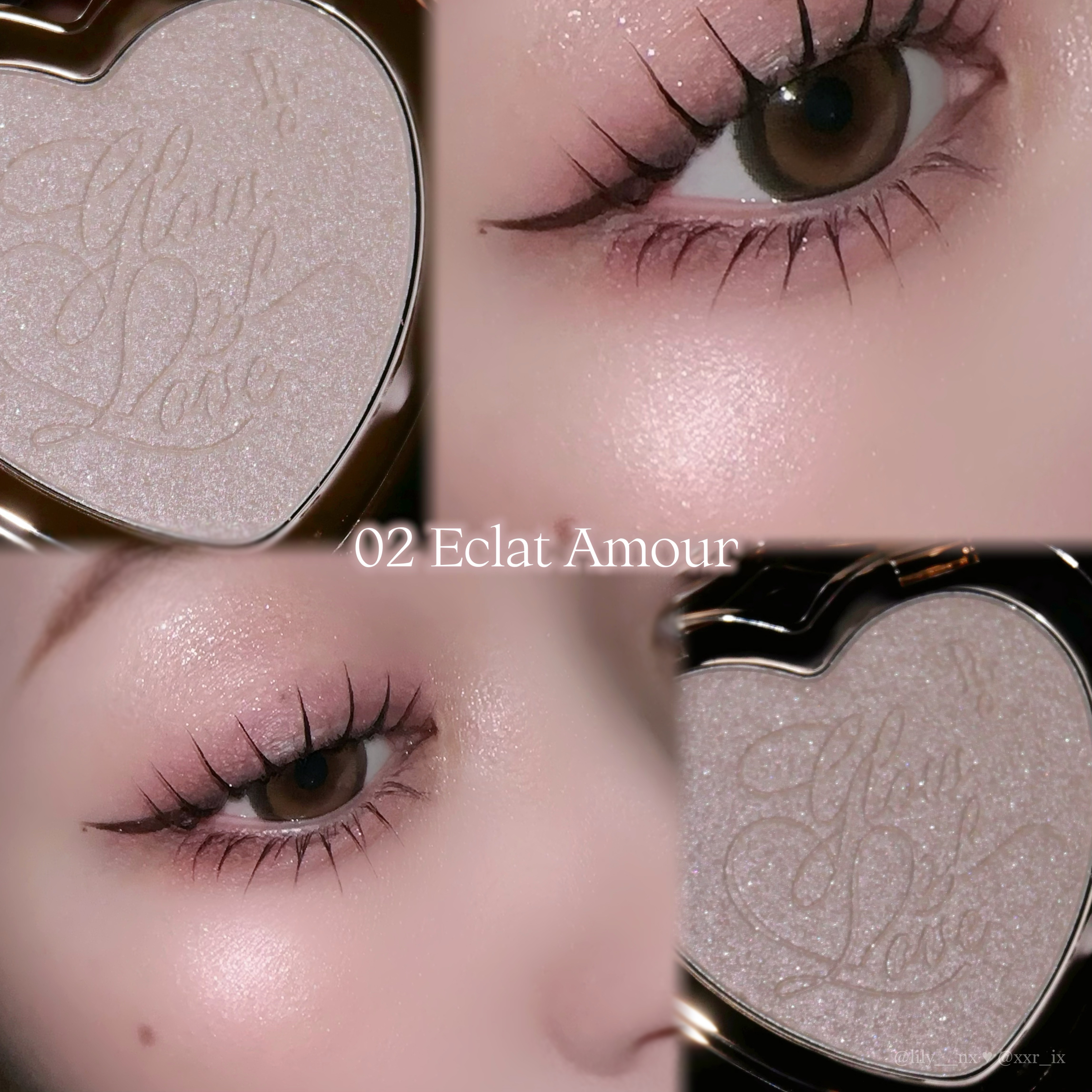 グロウオブラブハイライター/Peony/パウダーハイライトを使ったクチコミ（3枚目）