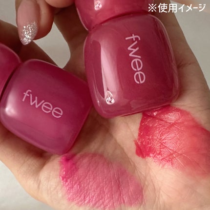 フィー ピンクオブセッションステイフィットティント/fwee/リップティントを使ったクチコミ(5枚目)