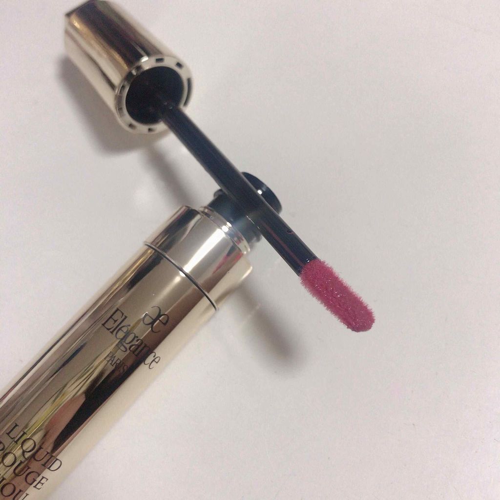 エレガンス リクイッド ルージュ ビジュー/Elégance/口紅を使ったクチコミ(2枚目)
