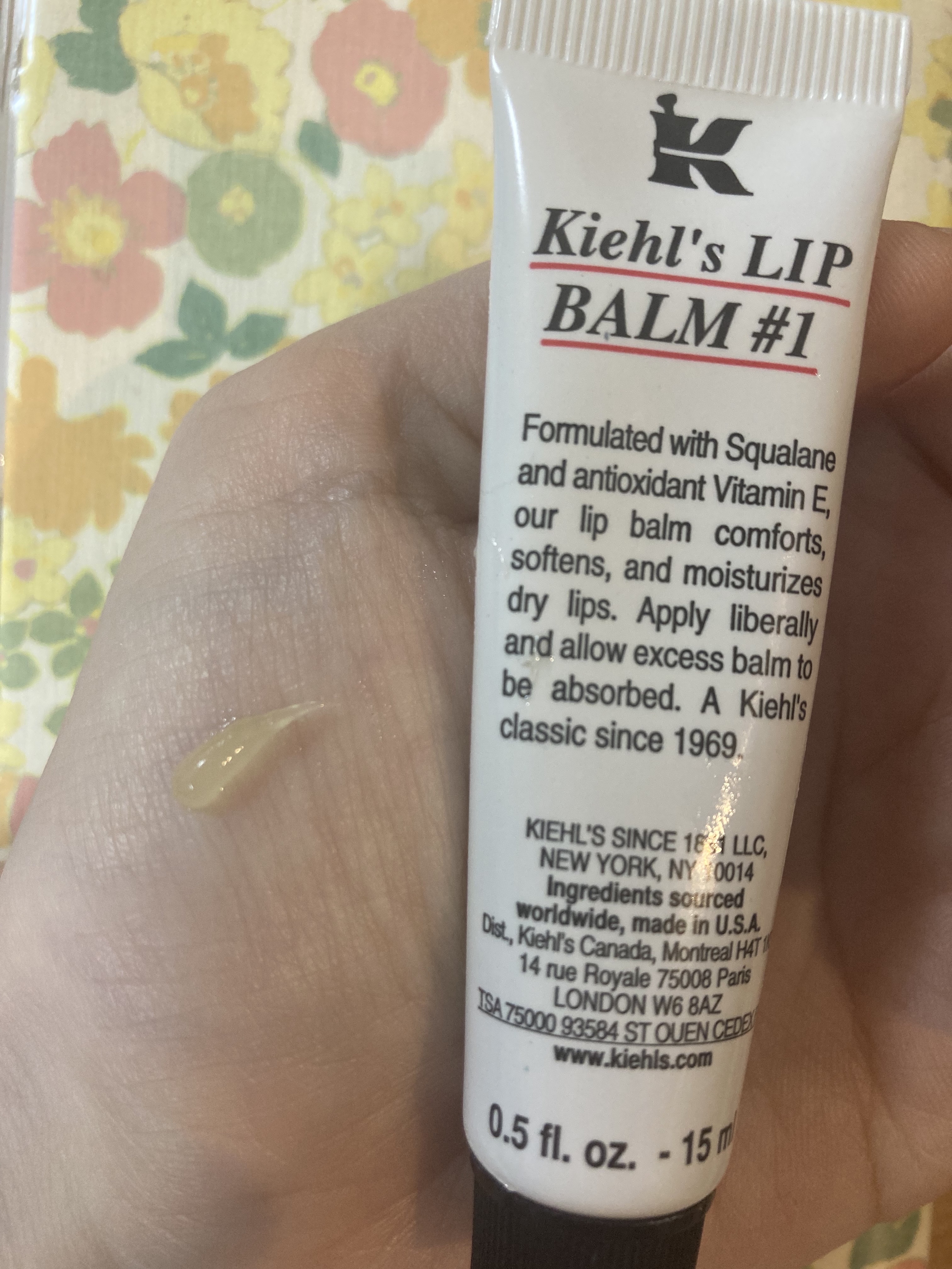 キールズ リップ バーム No.1 オリジナル（無香料）/Kiehl's/リップバームを使ったクチコミ（1枚目）