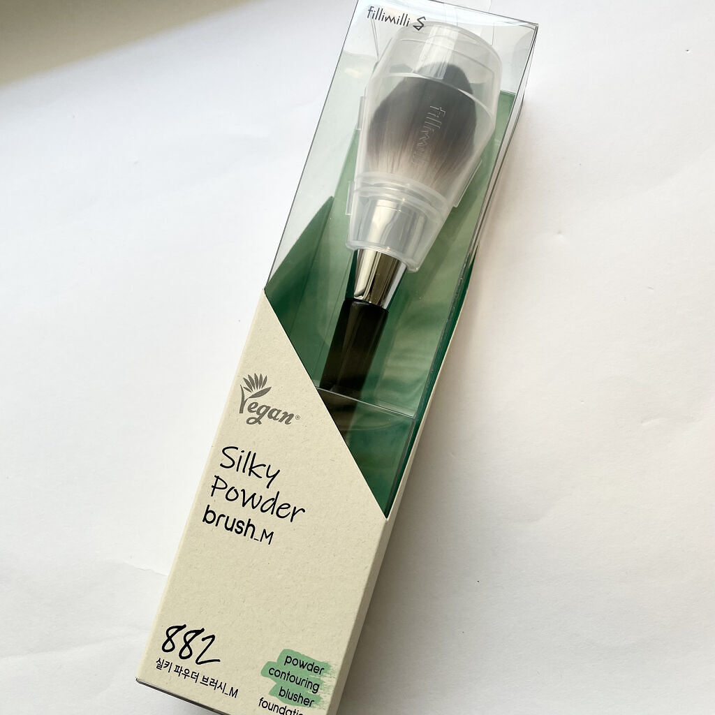 Sシルキーパウダーブラシ (M)882/fillimilli/メイクブラシを使ったクチコミ（1枚目）
