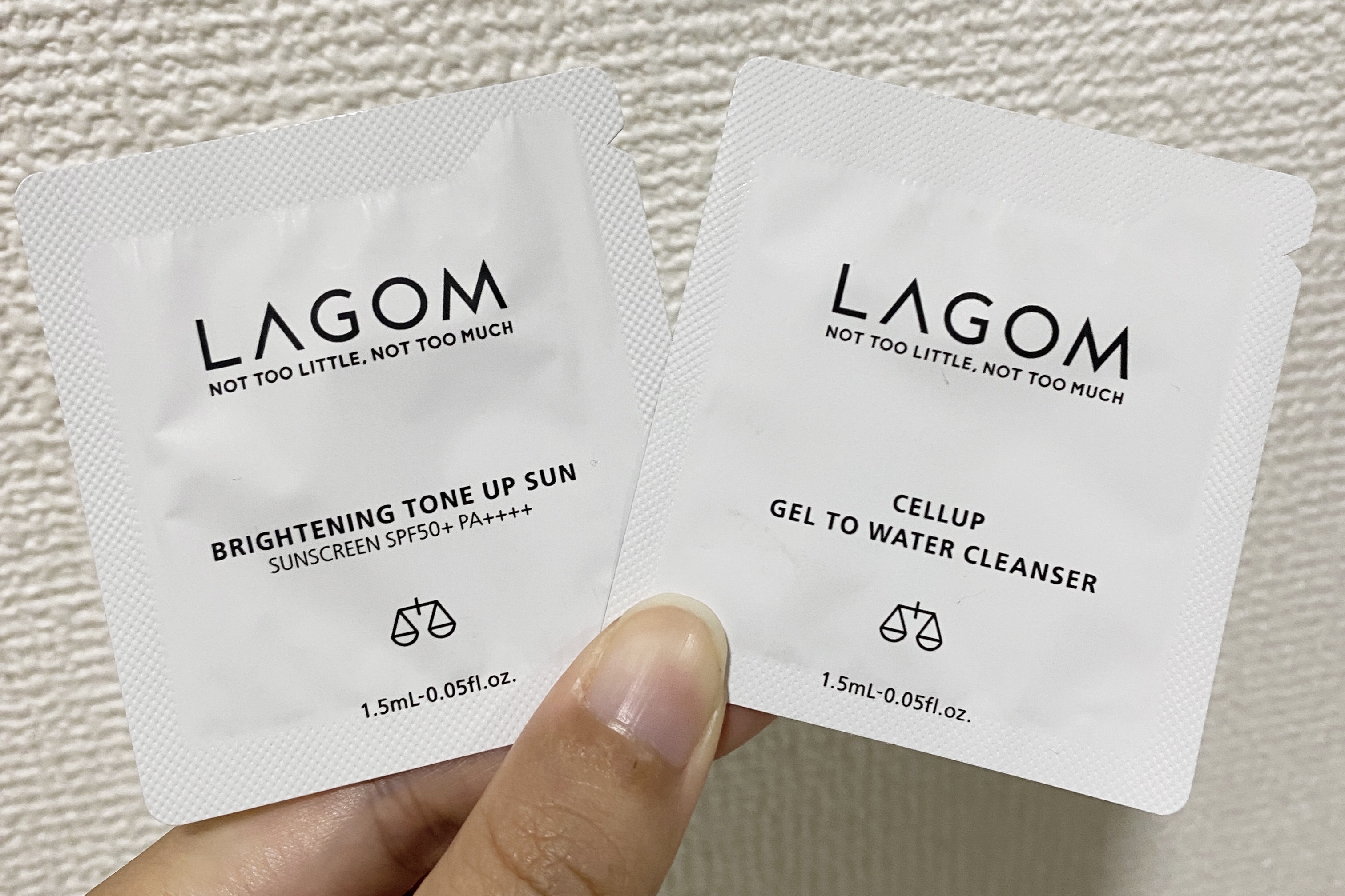 トーンアップサン UVクリーム SPF50+ PA++++/LAGOM /日焼け止めクリームを使ったクチコミ（1枚目）