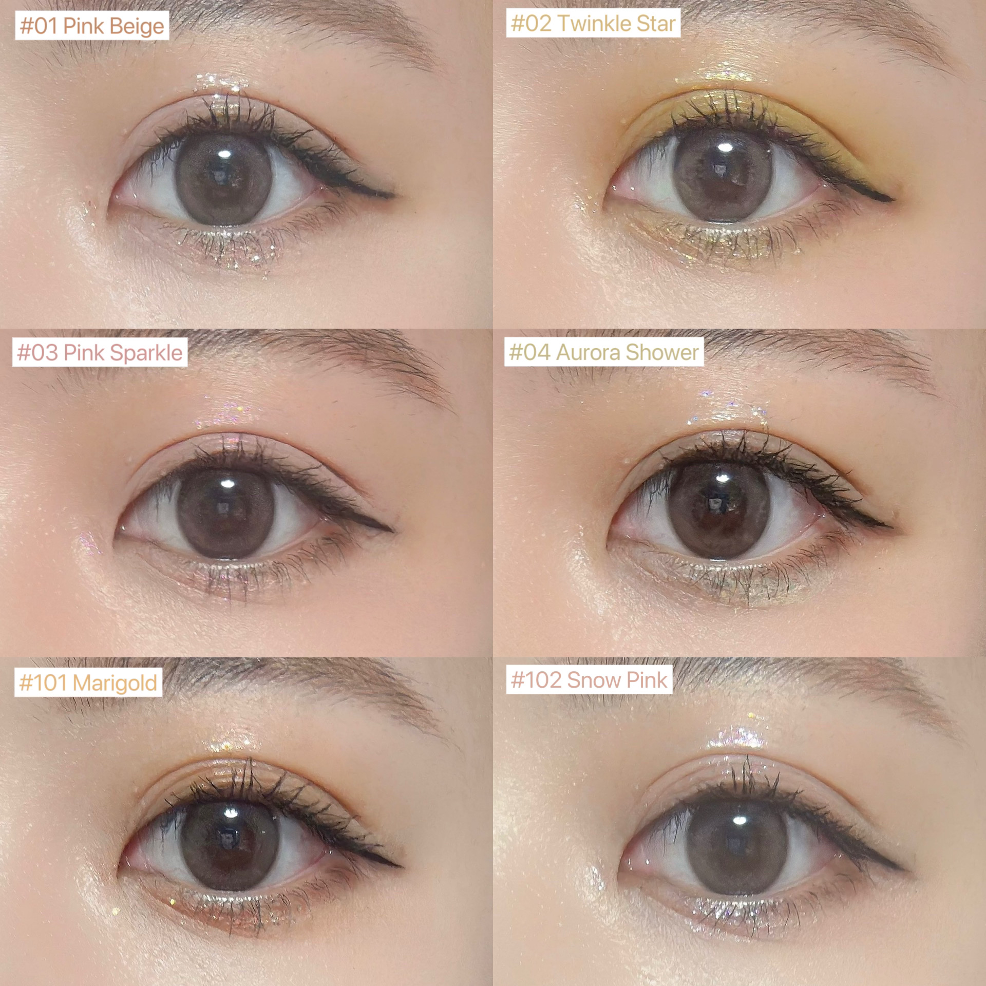 グリッター イルミネーションライナー R/CipiCipi/リキッドアイライナーを使ったクチコミ（2枚目）