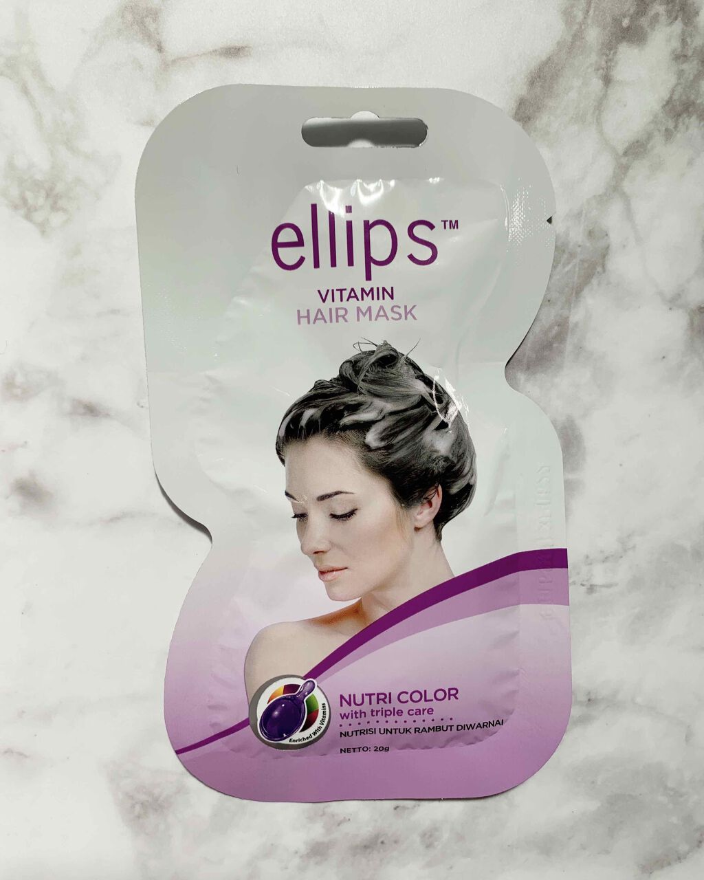 ヘアーマスク【ナチュラルカラー】/ellips/ヘアマスク・ヘアパックを使ったクチコミ(1枚目)