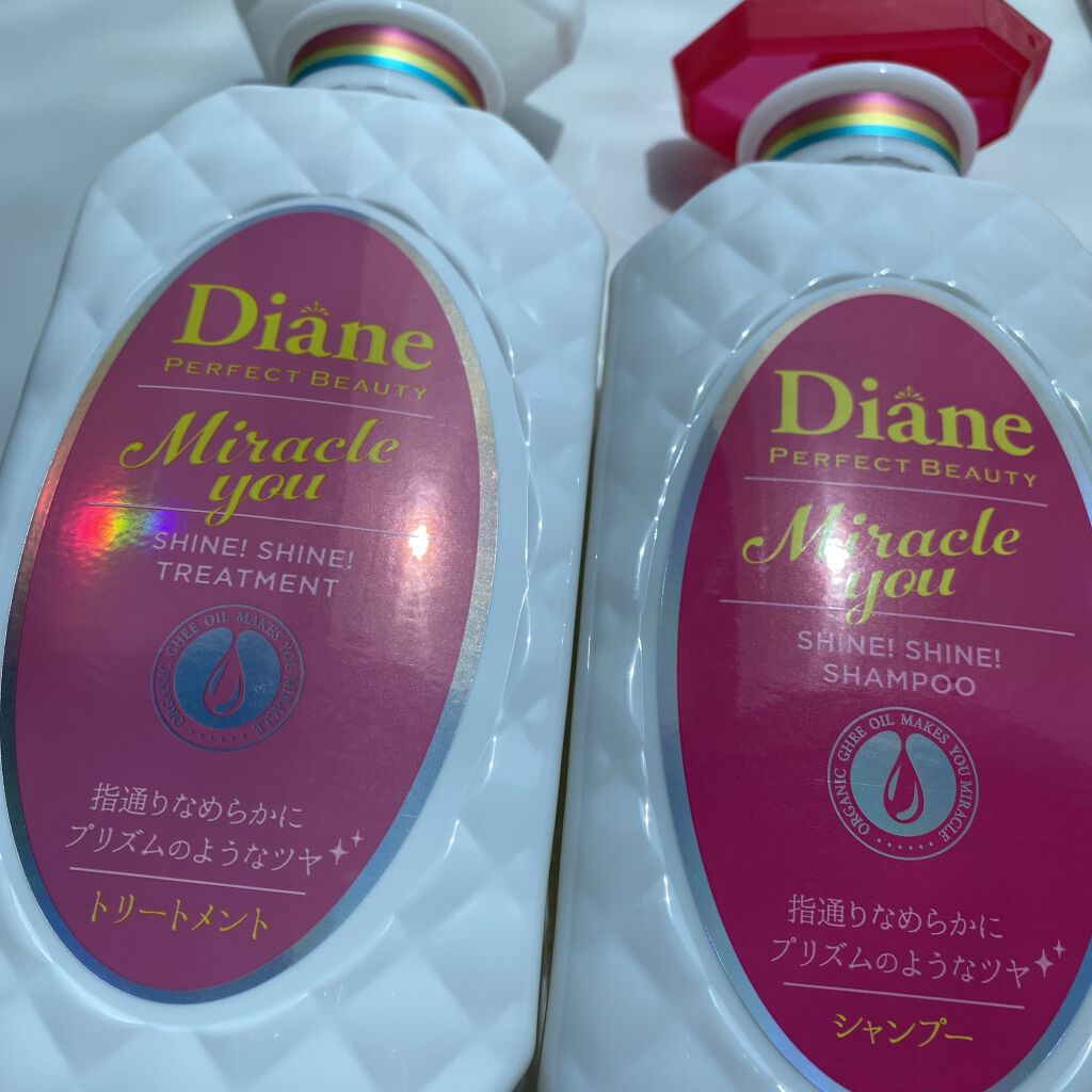 シャインシャイン/シャンプー＆トリートメント/ダイアン/市販シャンプーを使ったクチコミ（1枚目）