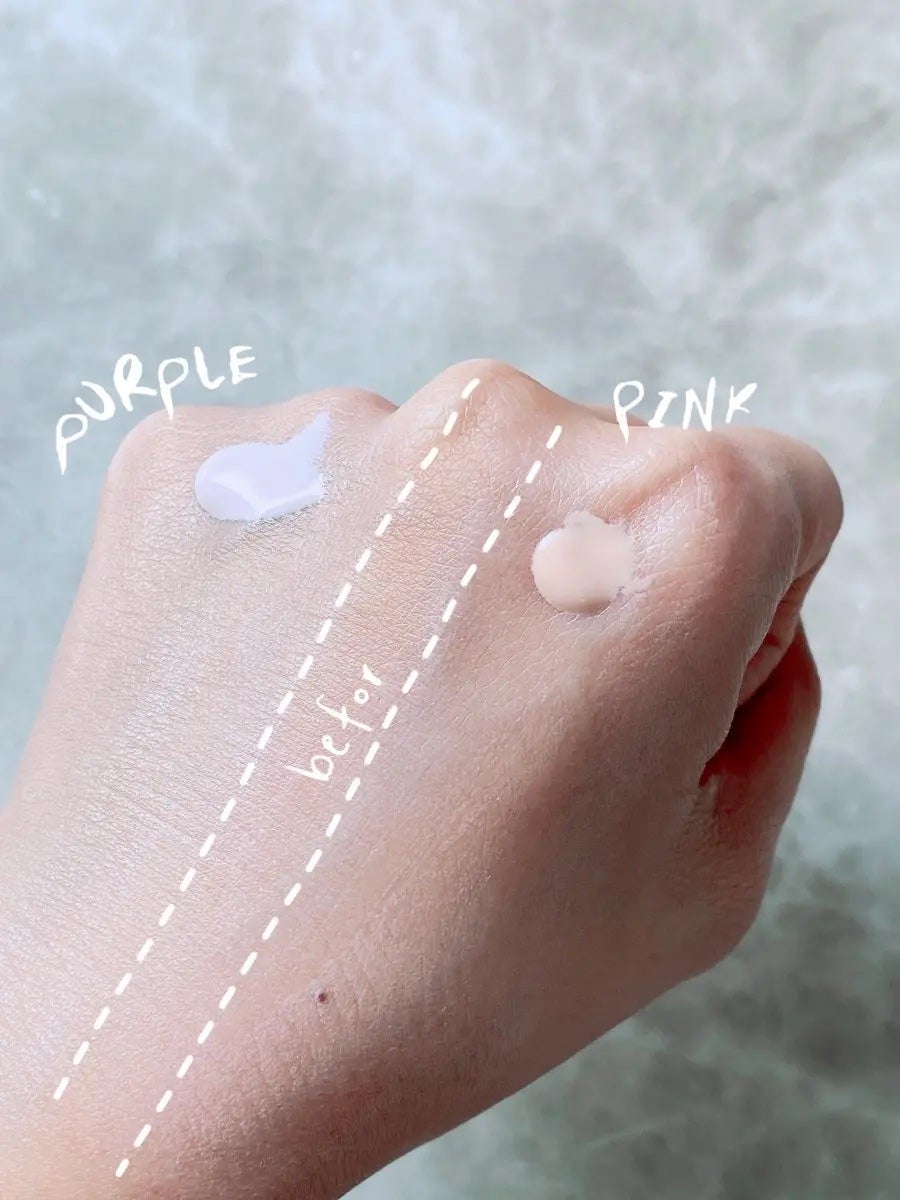 ダルバ ウォータフル トーンアップ サンクリーム(パープル)/ダルバ/日焼け止めクリームを使ったクチコミ(2枚目)