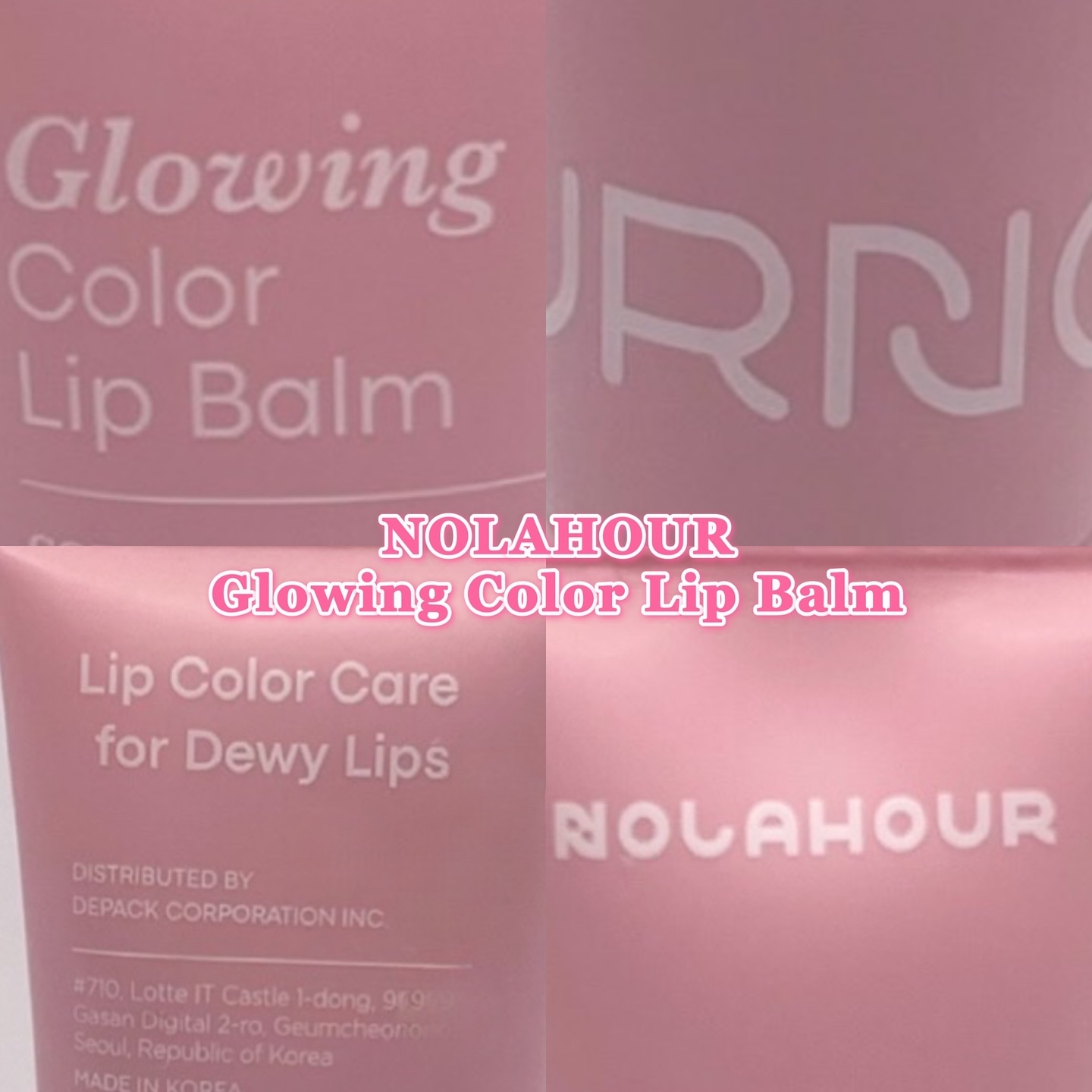 グロウイングカラーリップバーム/NOLAHOUR/口紅を使ったクチコミ（1枚目）