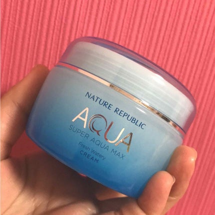 ネイチャーリパブリック スーパーアクアマックス フレッシュ水分クリーム (オイリー肌)のクチコミ「【韓国スキンケア】【たまご肌】【つる肌】
NATURE REPUBLIC
AQUA Fresh.....」(1枚目)