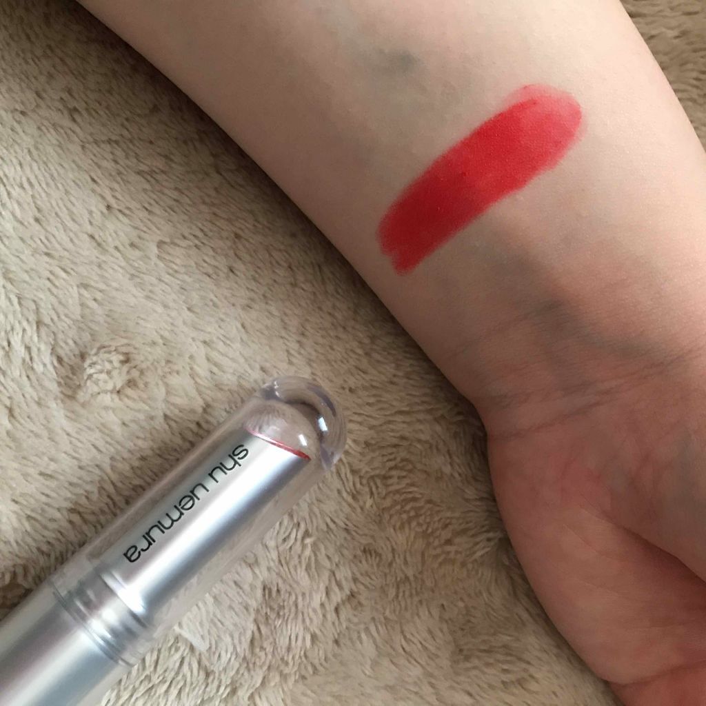 ルージュ アンリミテッド マット/shu uemura/口紅を使ったクチコミ(2枚目)