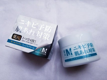 まきろい on LIPS 「MEDISTHEニキビケアクリーム薬用オールインワン大容量・内..」(1枚目)