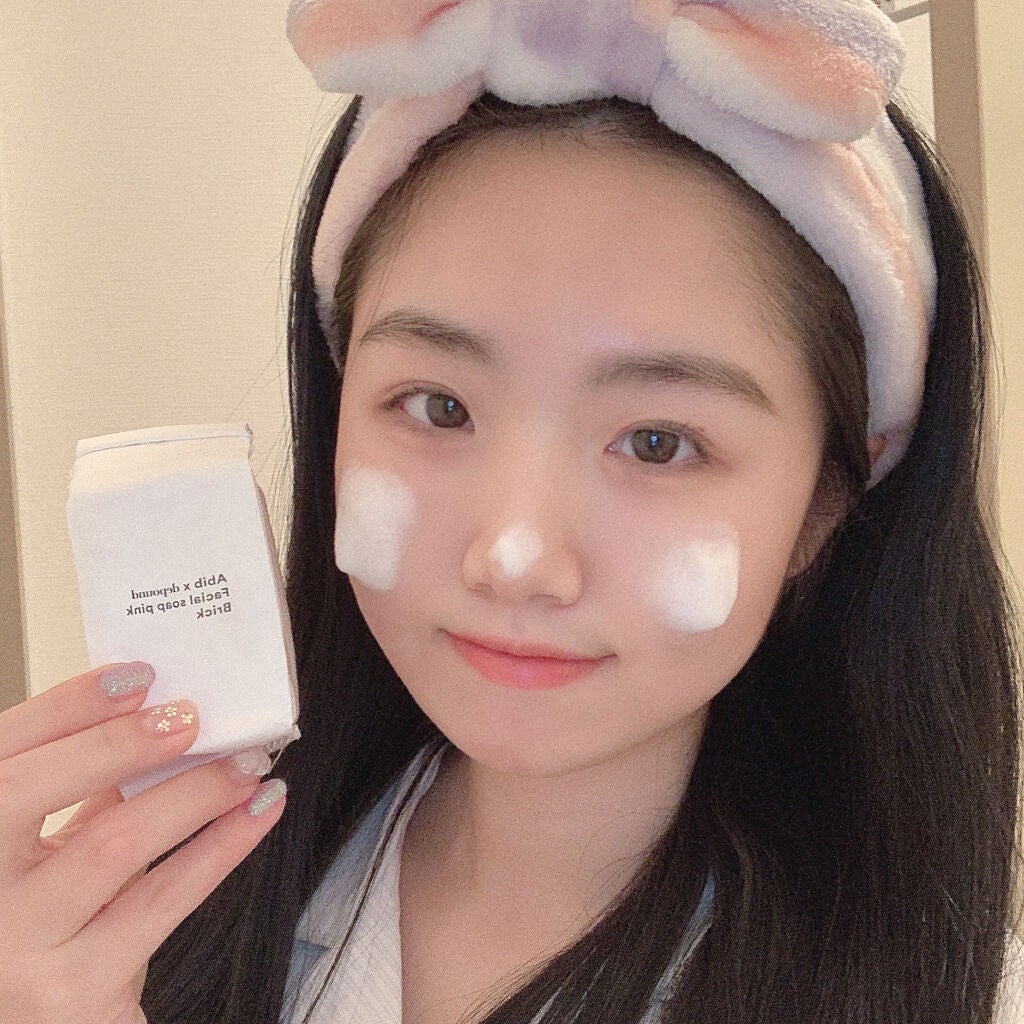 ムンユ on LIPS 「肌に優しいしっとり天然洗顔ソープ2種のはいったフェイスキット🌼..」(5枚目)