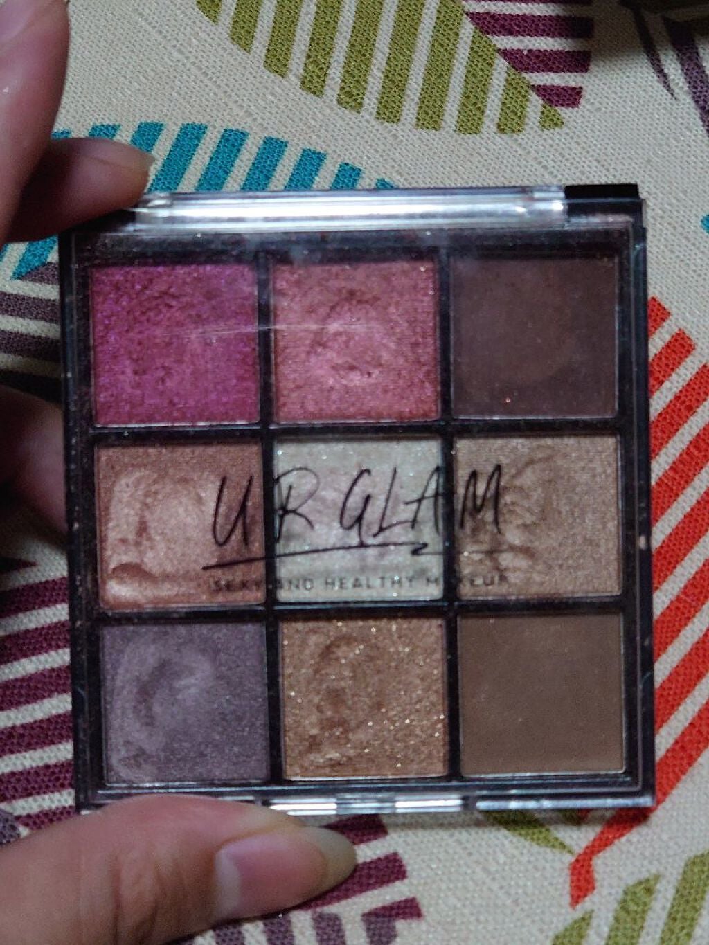 UR GLAM BLOOMING EYE COLOR PALETTE/U R GLAM/アイシャドウパレットを使ったクチコミ(1枚目)