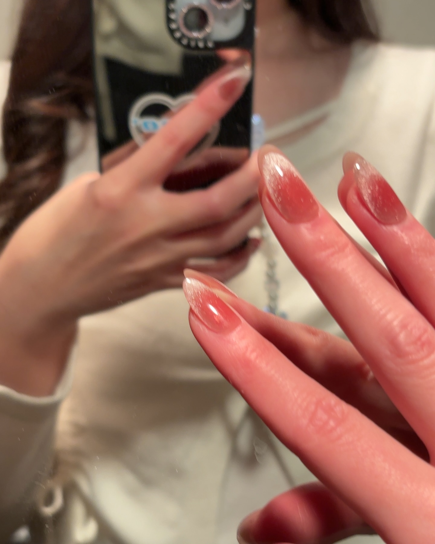 ネイルチップ(シールタイプ) Champagne Blush/FINGER SUIT/ネイルチップ・パーツを使ったクチコミ（2枚目）