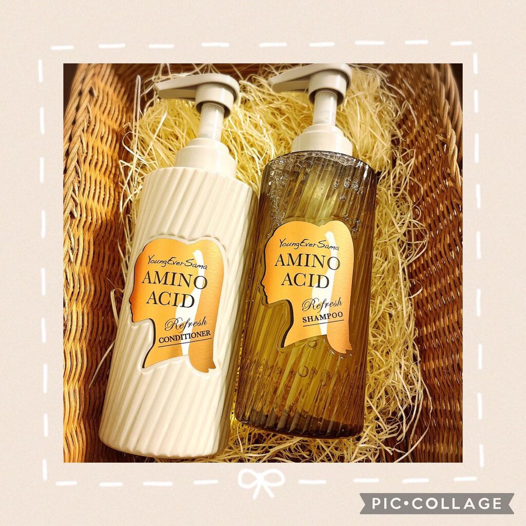 AMINO ACID シャンプー&コンディショナー/花印(ハナジルシ)/シャンプー・コンディショナーを使ったクチコミ(1枚目)