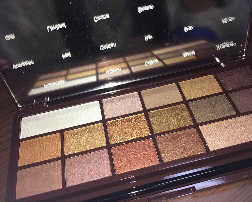 アイラブチョコレート/MAKEUP REVOLUTION/アイシャドウパレットを使ったクチコミ(2枚目)