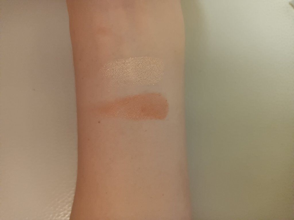 アイカラー ２色タイプ テラコッタ／ベージュ/無印良品/アイシャドウパレットを使ったクチコミ（2枚目）