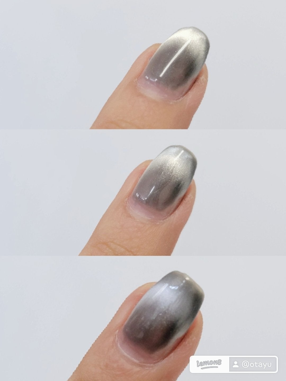 シルクマグネットジェルネイル/inbity/ジェルネイルを使ったクチコミ(4枚目)