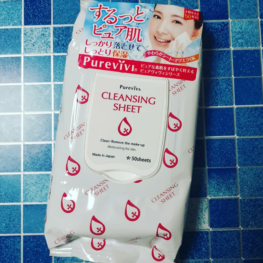 クレンジングシート/ピュアヴィヴィ/クレンジングシートを使ったクチコミ(1枚目)