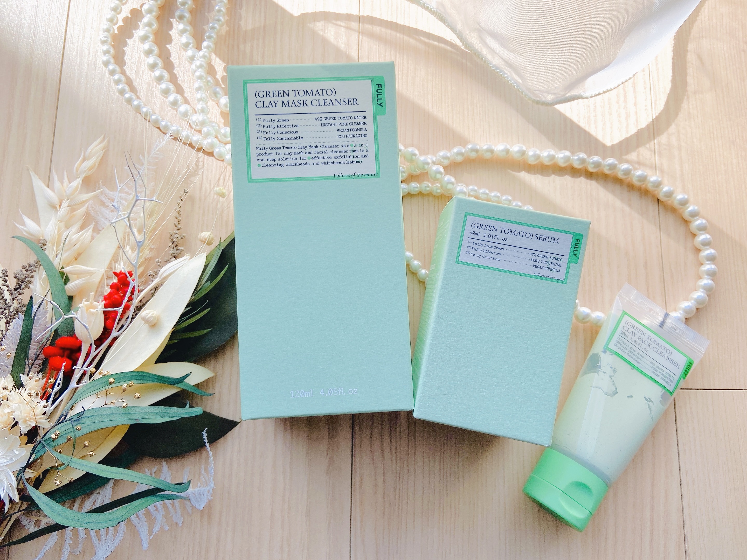 グリーントマトクレイマスククレンザー/FULLY/洗い流すパック・マスクを使ったクチコミ（3枚目）