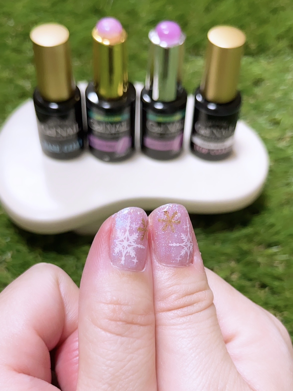 ジェルネイル（ライト対応）/セリア/ジェルネイルを使ったクチコミ（3枚目）