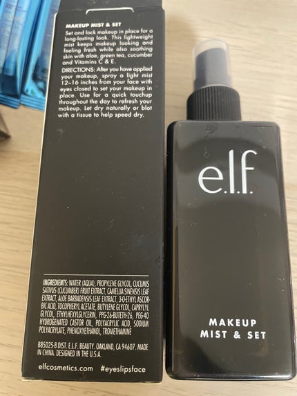 メイクミスト&セット/e.l.f. Cosmetics/ミスト状化粧水を使ったクチコミ(1枚目)