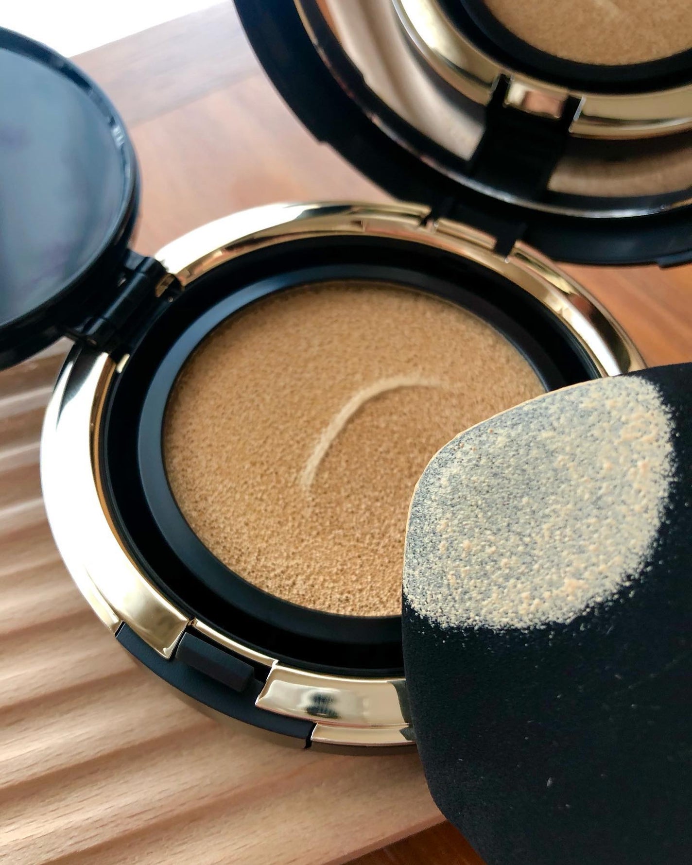 オリジナル ピュア セラム カバーアップ クッション/bareMinerals/クッションファンデーションを使ったクチコミ(4枚目)