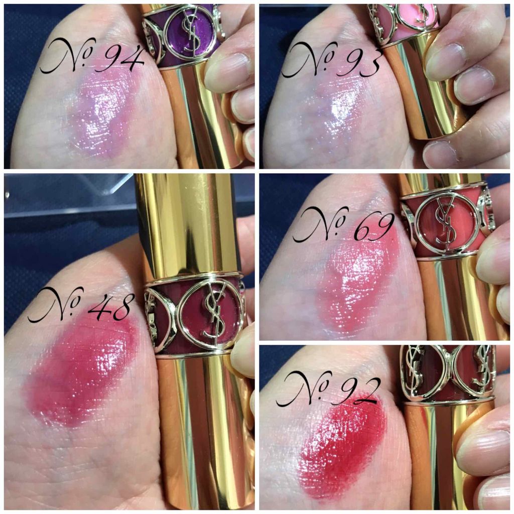 ルージュ ヴォリュプテ シャイン/YVES SAINT LAURENT BEAUTE/口紅を使ったクチコミ（3枚目）