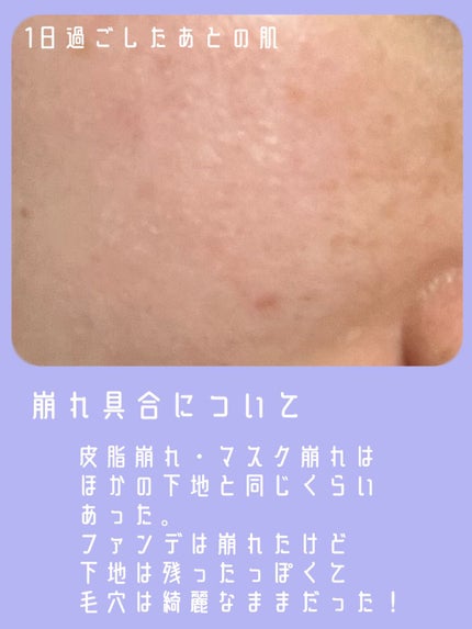 毛穴崩れ防止下地 SP(シアーパープル)/毛穴パテ職人/化粧下地を使ったクチコミ(4枚目)