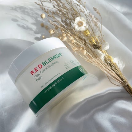 レッドブレミッシュクリアクイックスージングパック/Dr.G/拭き取り化粧水を使ったクチコミ(7枚目)